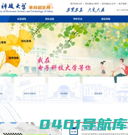 电子科技大学本科招生网