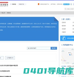 柳新镇政务服务网