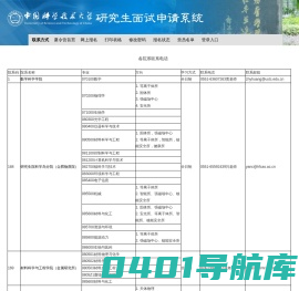 首页 - 中国科学技术大学 - 研究生面试申请系统