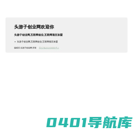 头游子创业网
