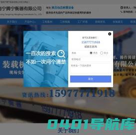 广西地磅厂-广西衡器厂-广西装载机称-广西南宁腾宁衡器有限公司