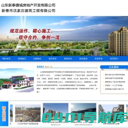 山东新泰|城房地产开发有限公司|新泰市沈家庄建筑工程有限公司