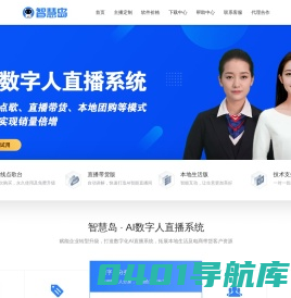 智慧岛-AI数字人直播系统