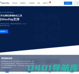 WowPop智能弹窗_高效网站数字营销工具！