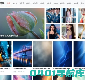 AI图库，一个专门分享高清AI图片的网站