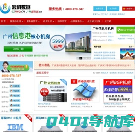 广州服务器.CN,广州服务器租用,广州主机托管价格,电信机房托管-浪科数据