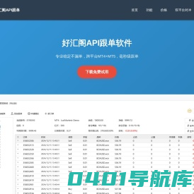 好汇阁API跟单软件 - MT4/MT5跟单系统|EA编程|跟单社区