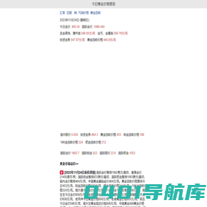 今日金价_黄金价格今日最新价多少钱一克_黄金回收今日报价_黄金价格网