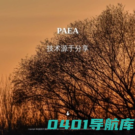 PAEA-技术源于分享