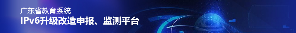广东省教育系统IPv6升级改造申报、检测平台
