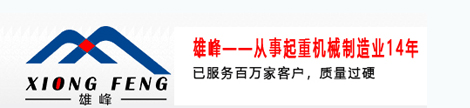 安徽省雄峰起重机械有限公司 安徽起重机 合肥起重机 淮南起重机 六安起重机 芜湖起重机 池州起重机